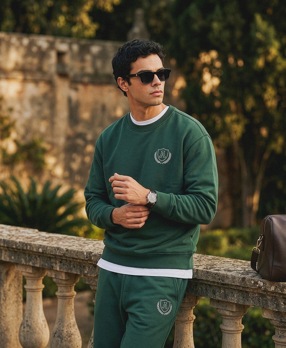 Athletic Crest Crewneck